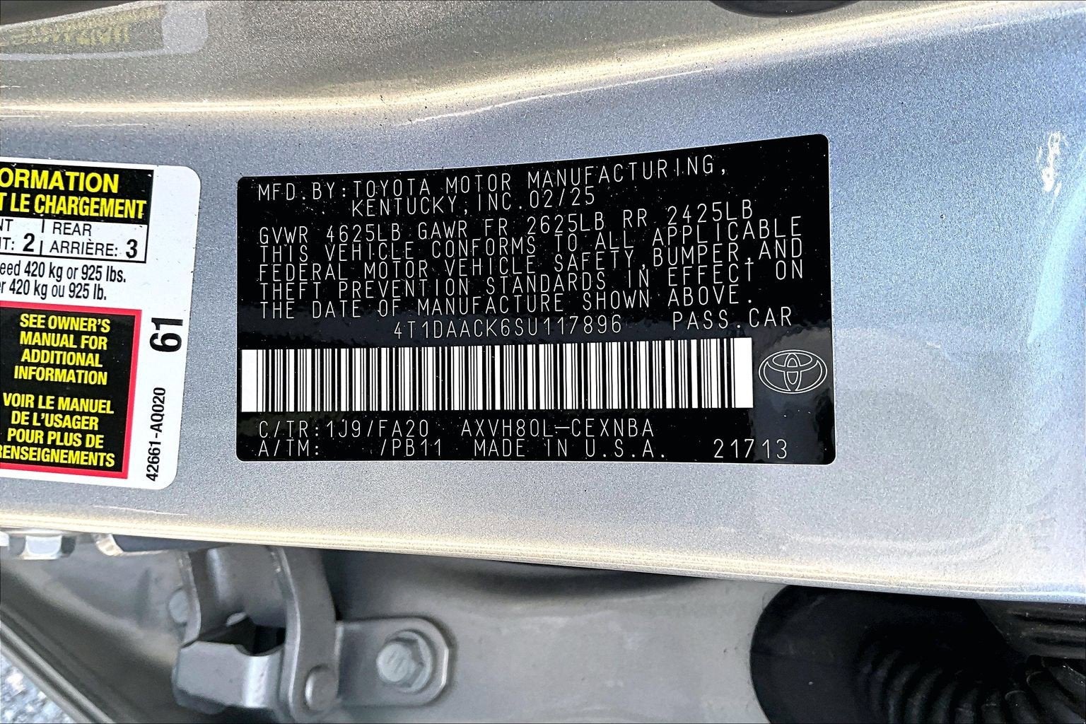 2025 Toyota Camry LE