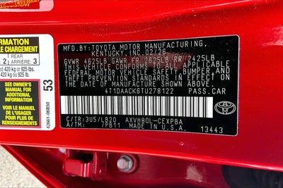 2026 Toyota Camry XSE