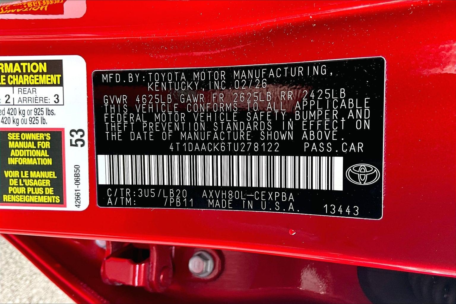 2026 Toyota Camry XSE