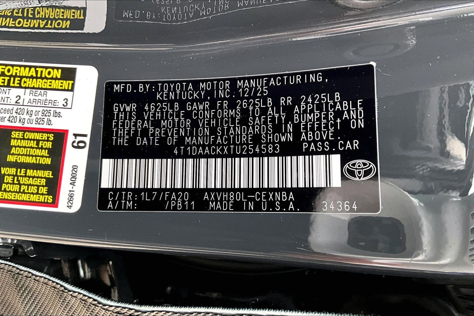 2026 Toyota Camry LE