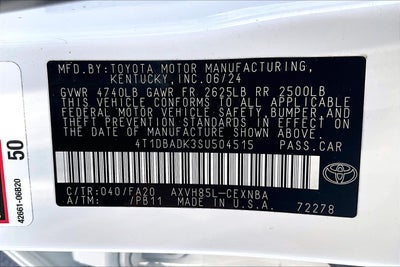 2025 Toyota Camry LE