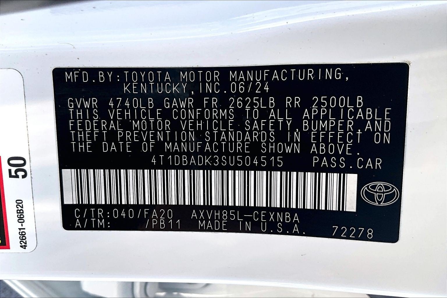 2025 Toyota Camry LE