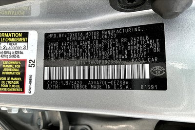 2023 Toyota Camry SE