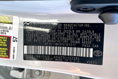 2023 Toyota Camry SE