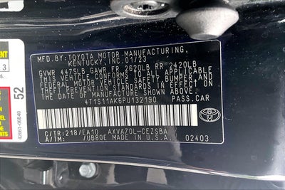 2023 Toyota Camry SE