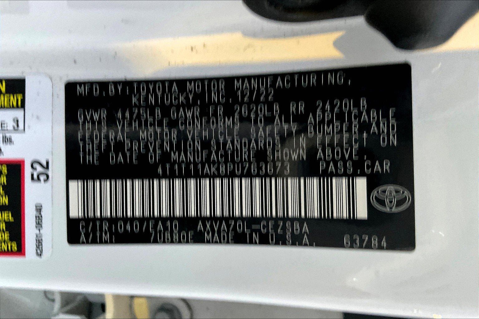 2023 Toyota Camry SE