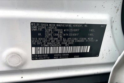 2022 Toyota RAV4 Hybrid LE