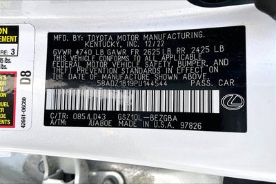 2023 Lexus ES ES 350