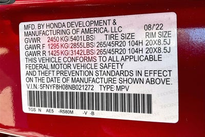 2022 Honda Passport Elite
