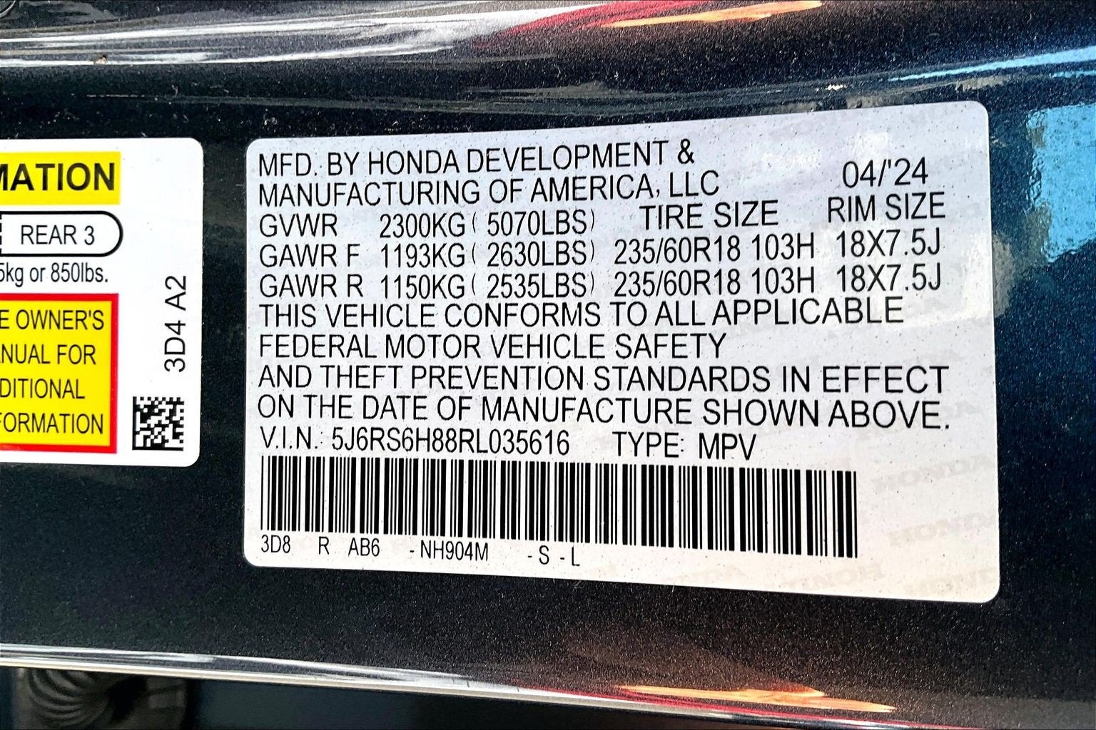 2024 Honda CR-V Hybrid Sport-L