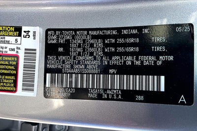 2025 Toyota Grand Highlander XLE