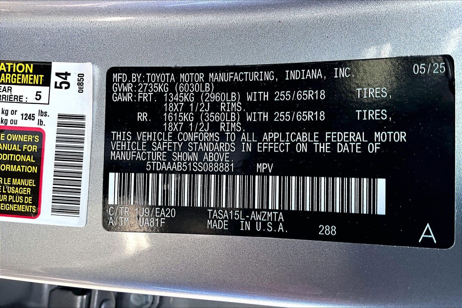 2025 Toyota Grand Highlander XLE