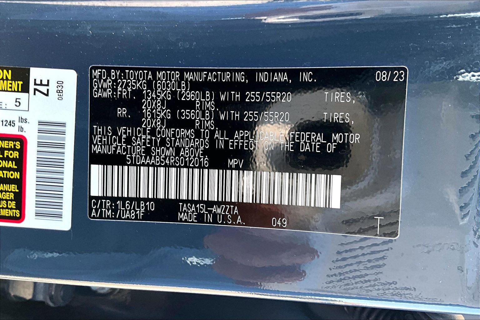 2024 Toyota Grand Highlander Platinum