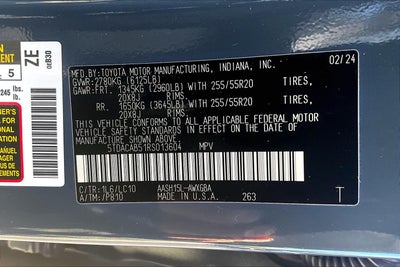 2024 Toyota Grand Highlander Hybrid Limited