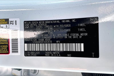 2026 Toyota Grand Highlander Hybrid MAX Platinum