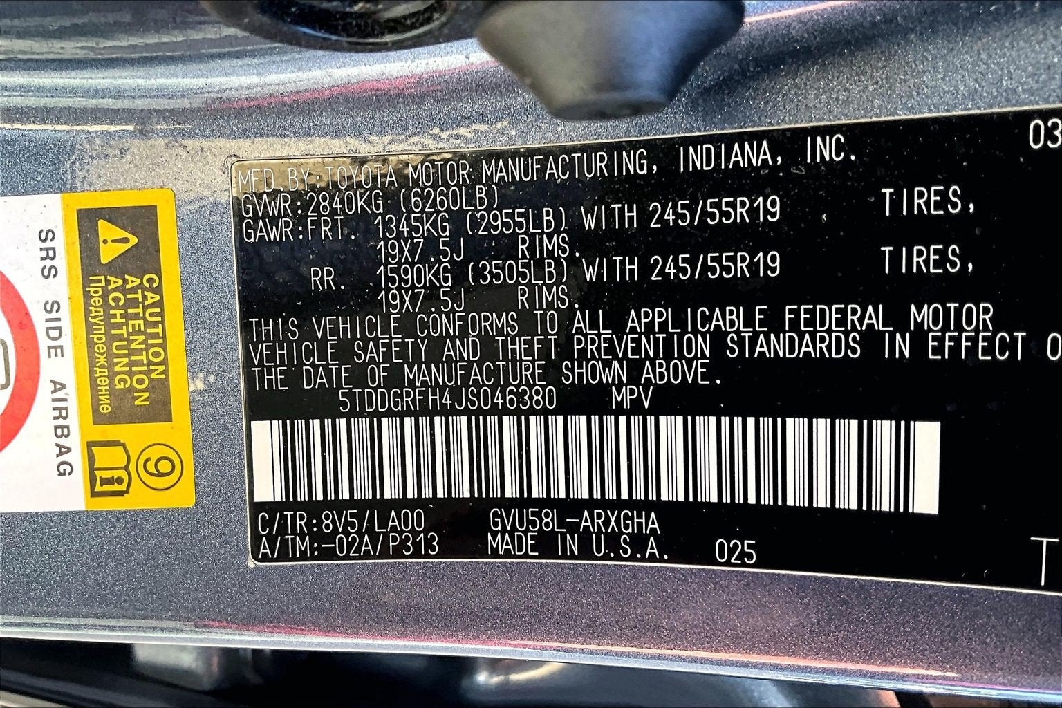 2018 Toyota Highlander Hybrid Limited Platinum