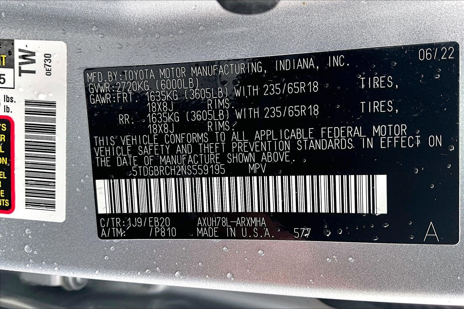 2022 Toyota Highlander Hybrid XLE