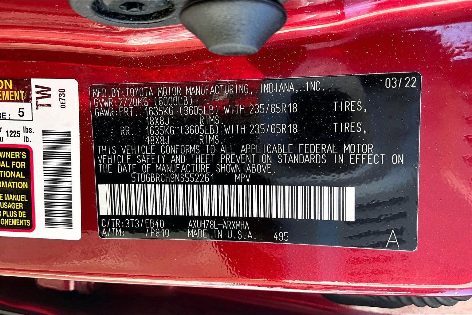 2022 Toyota Highlander Hybrid XLE