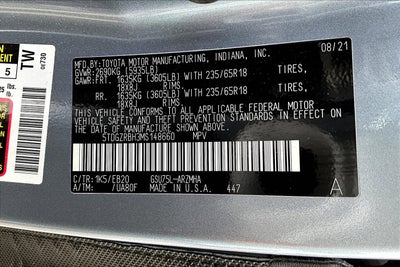 2021 Toyota Highlander XLE