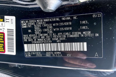 2023 Toyota Highlander Hybrid XLE