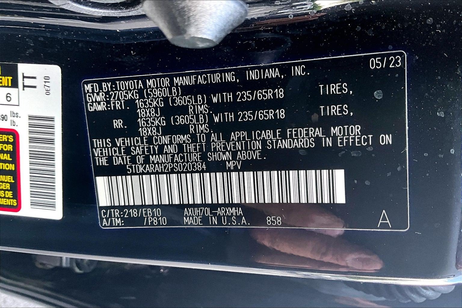 2023 Toyota Highlander Hybrid XLE