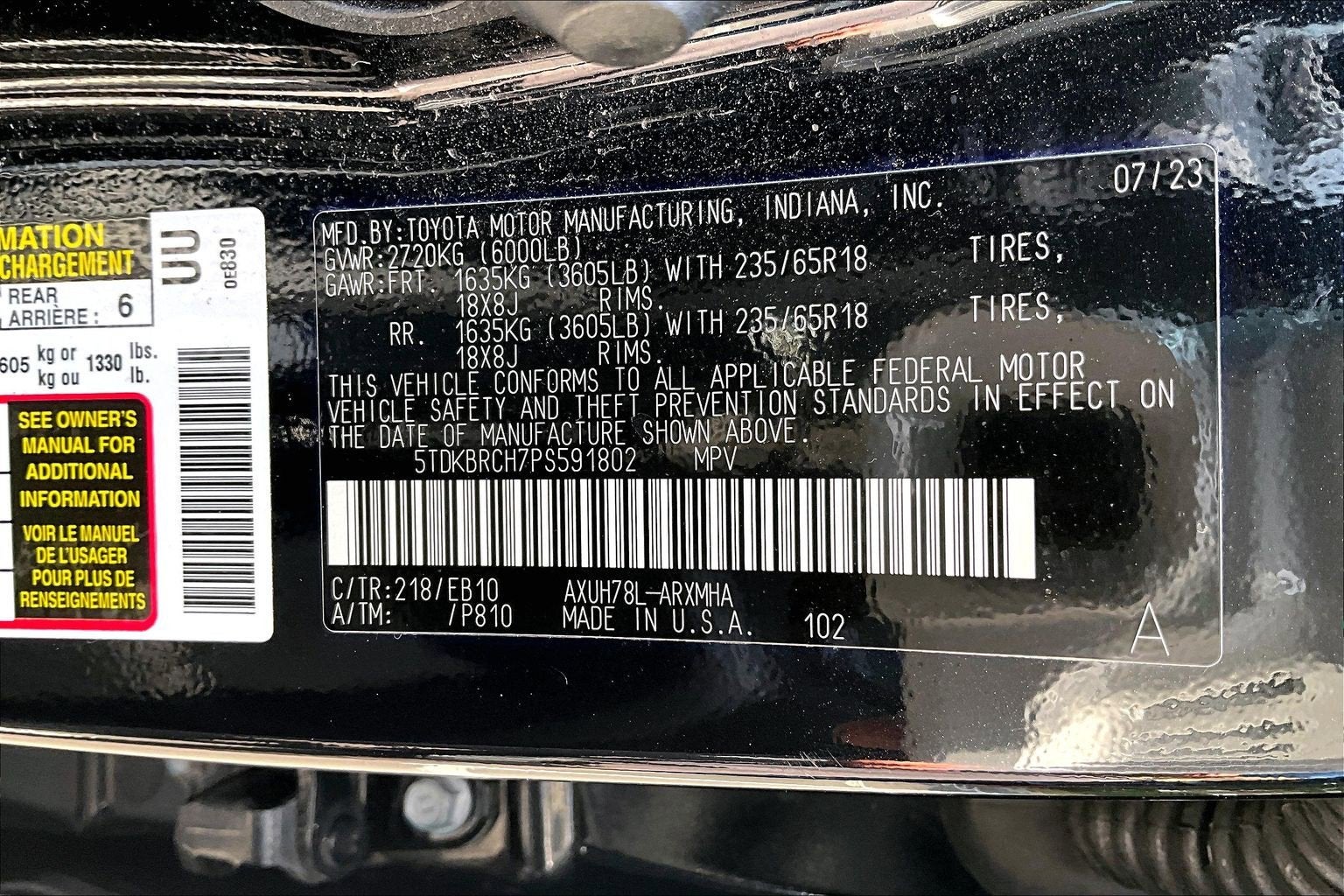 2023 Toyota Highlander Hybrid XLE