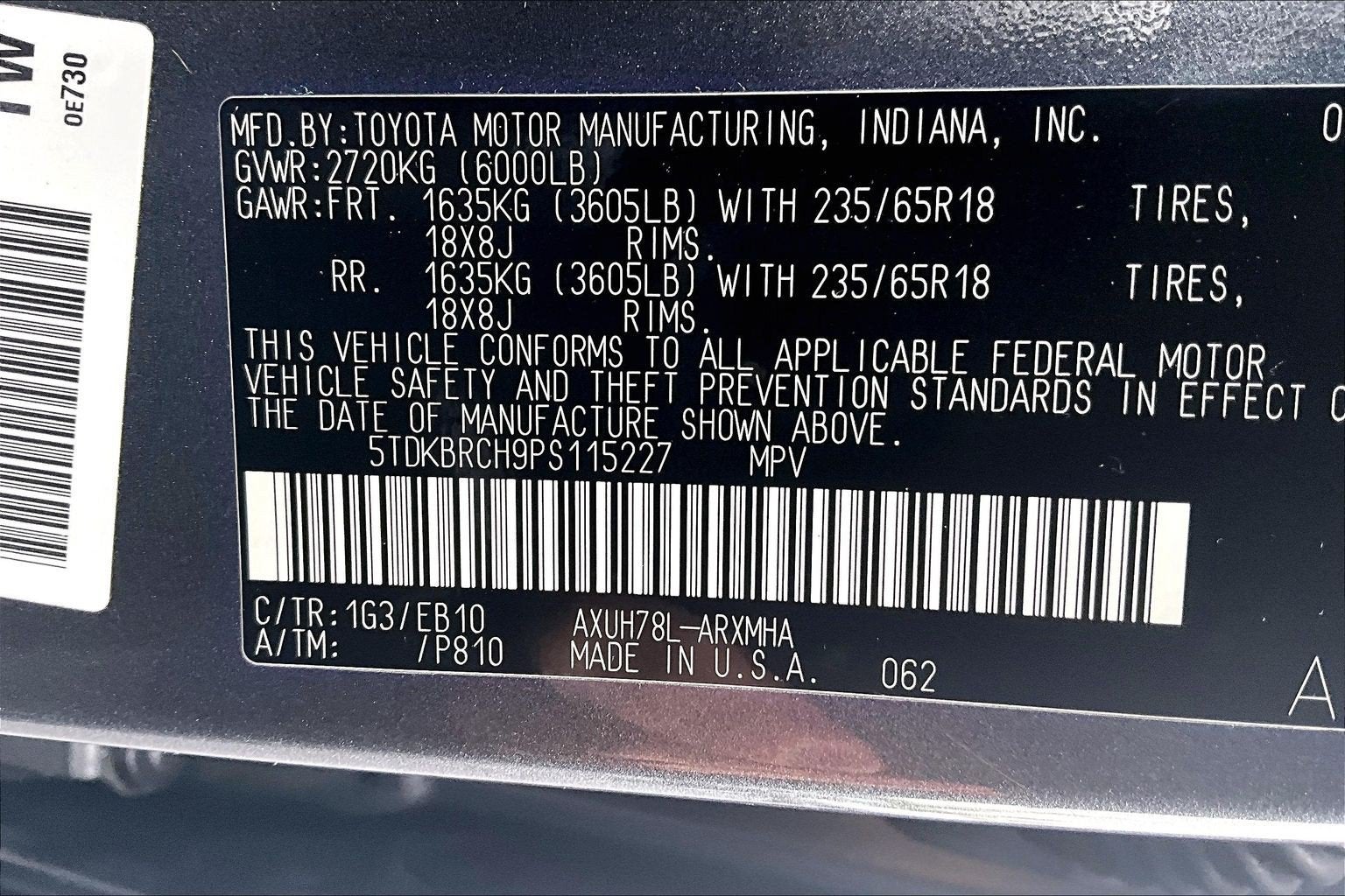 2023 Toyota Highlander Hybrid XLE