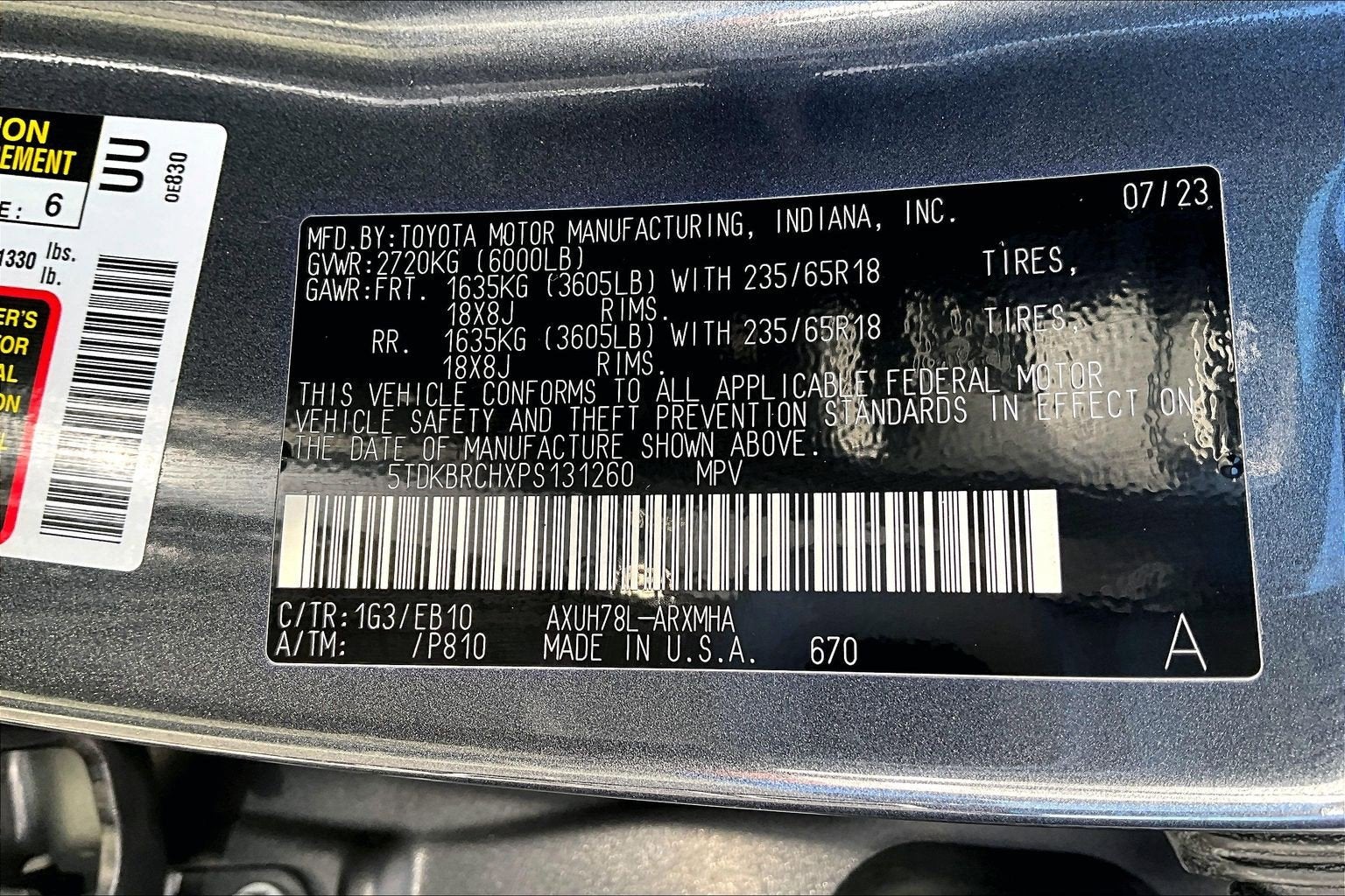 2023 Toyota Highlander Hybrid XLE