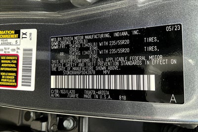 2023 Toyota Highlander Platinum