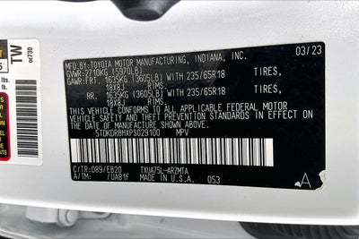2023 Toyota Highlander XLE