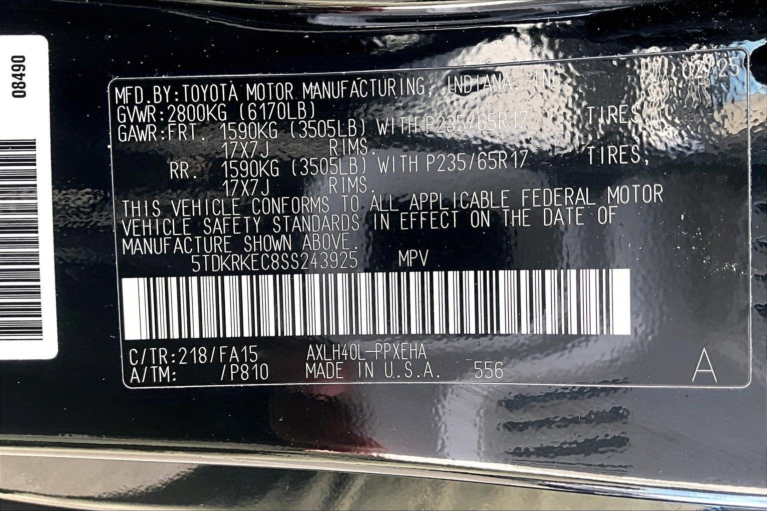 2025 Toyota Sienna LE