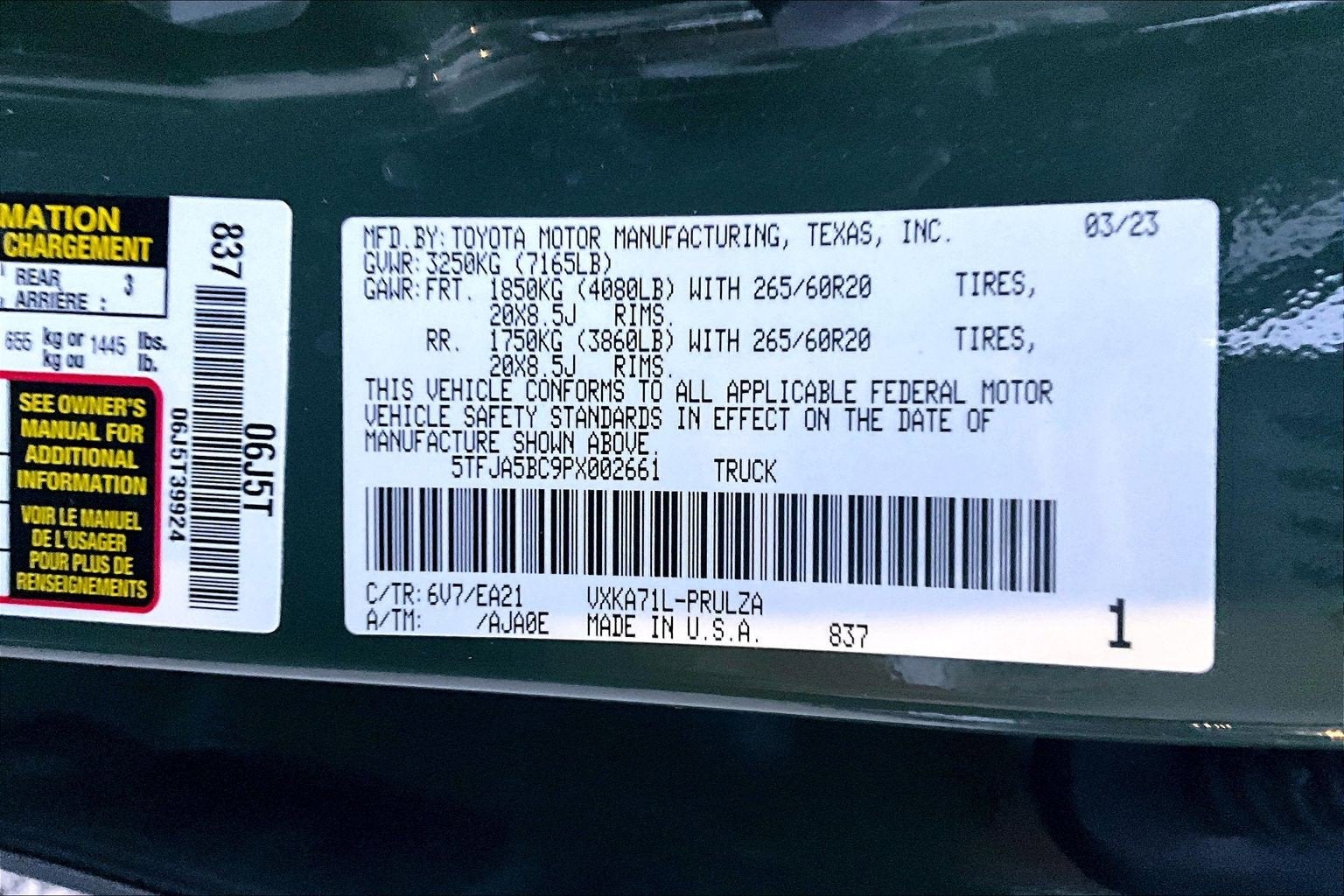 2023 Toyota Tundra 2WD Limited