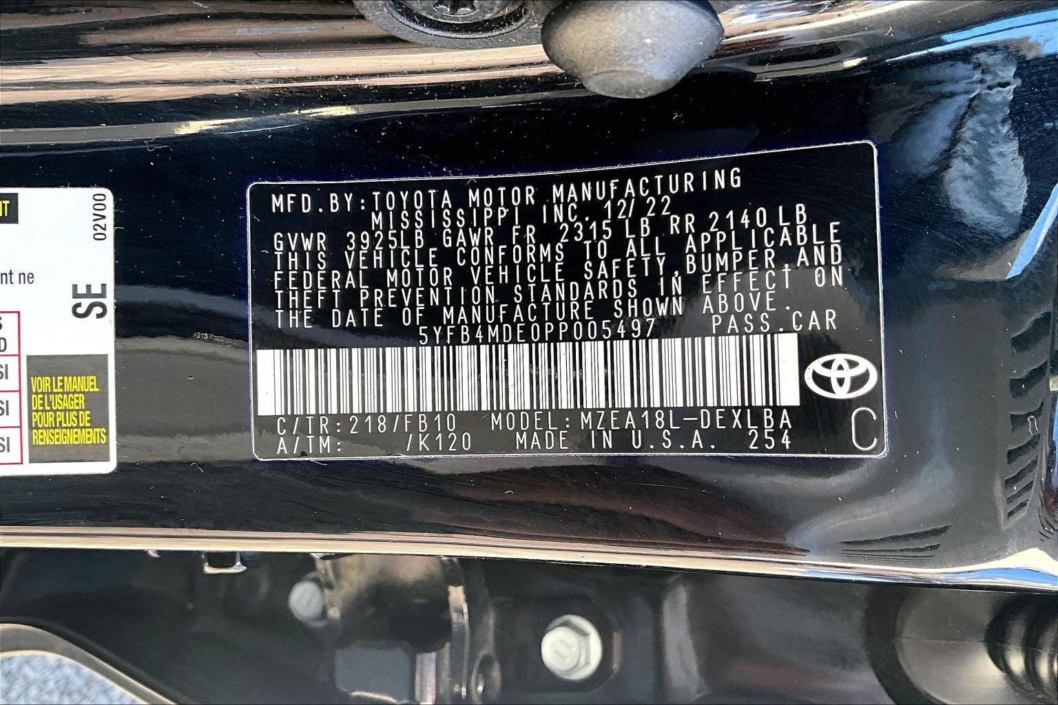 2023 Toyota Corolla LE