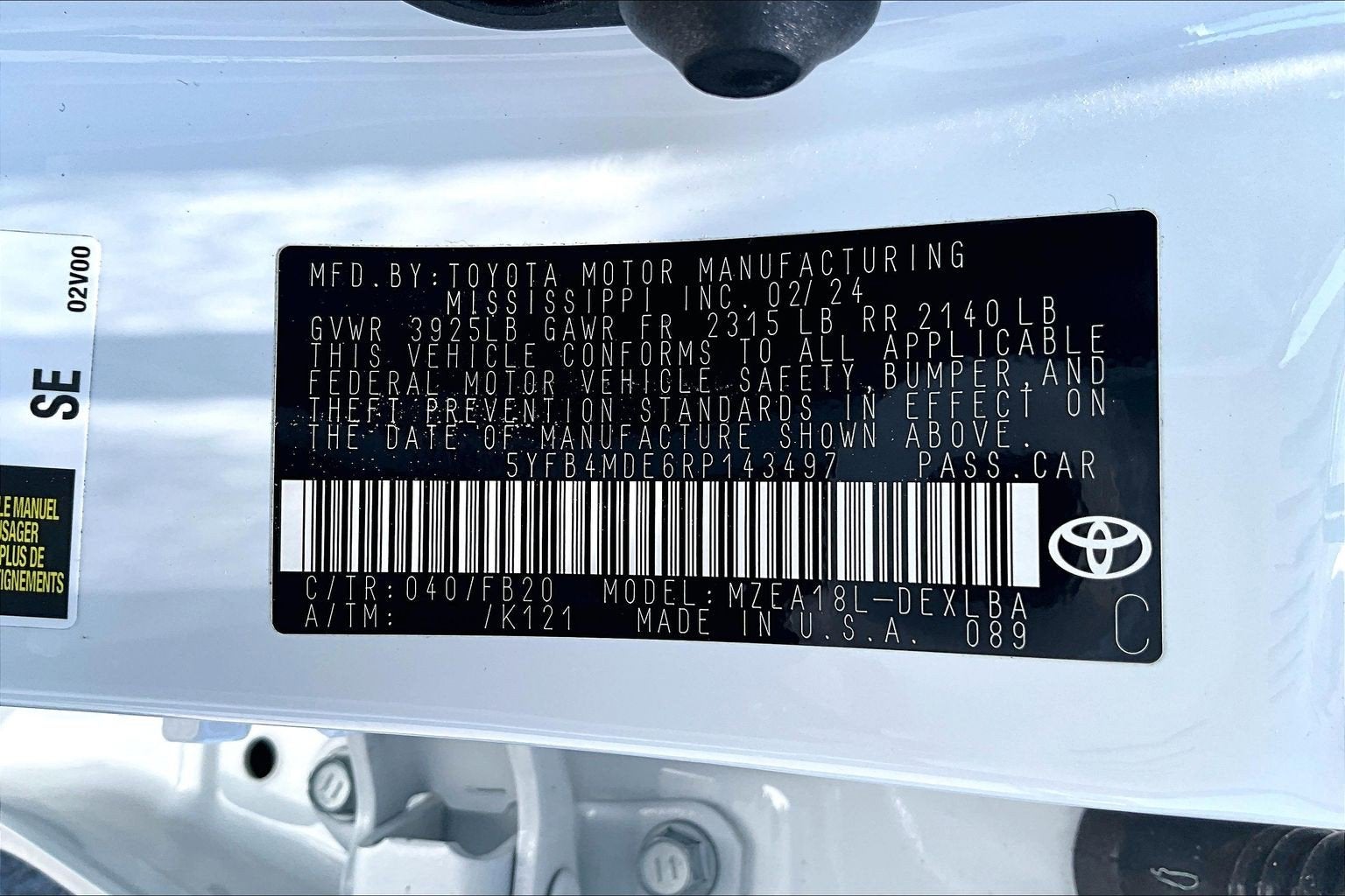 2024 Toyota Corolla LE