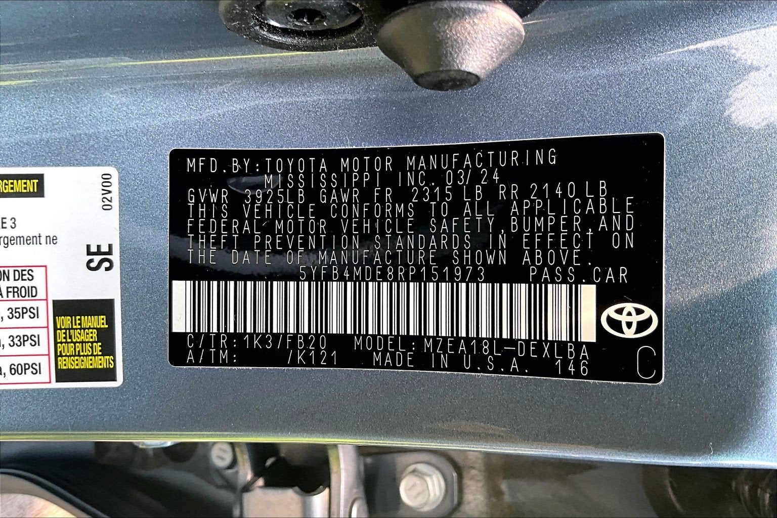 2024 Toyota Corolla LE