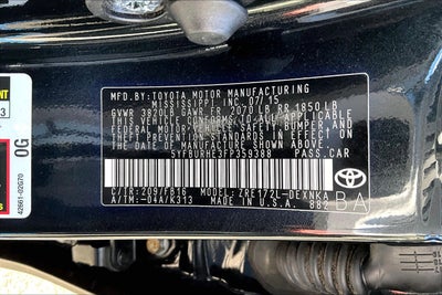 2015 Toyota Corolla LE Plus