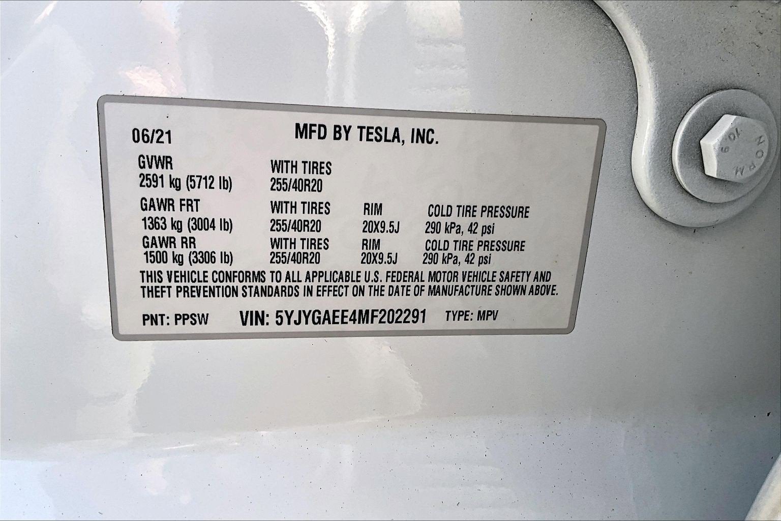 2021 Tesla Model Y Long Range