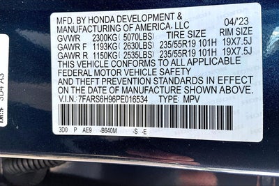 2023 Honda CR-V Hybrid Sport Touring