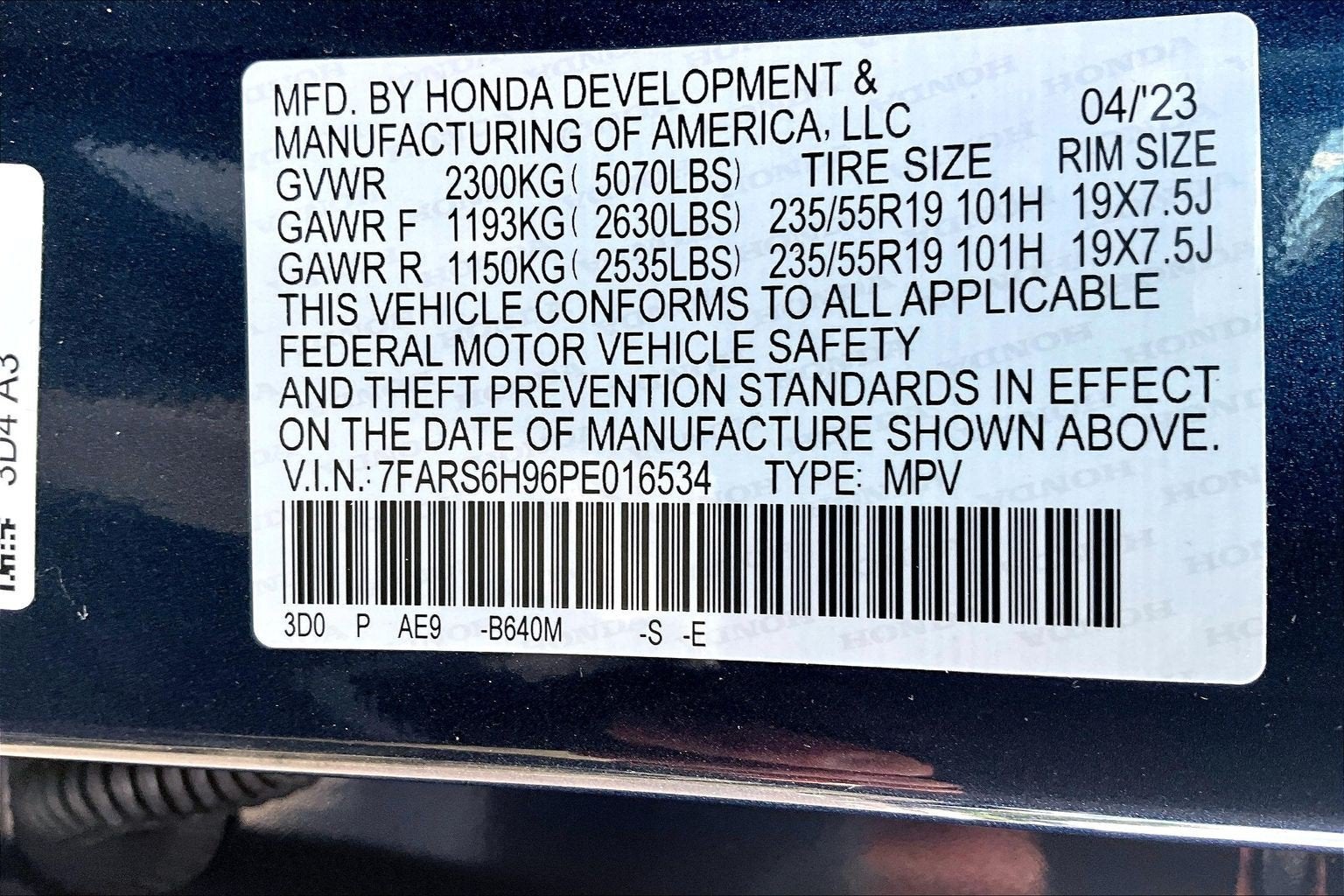 2023 Honda CR-V Hybrid Sport Touring