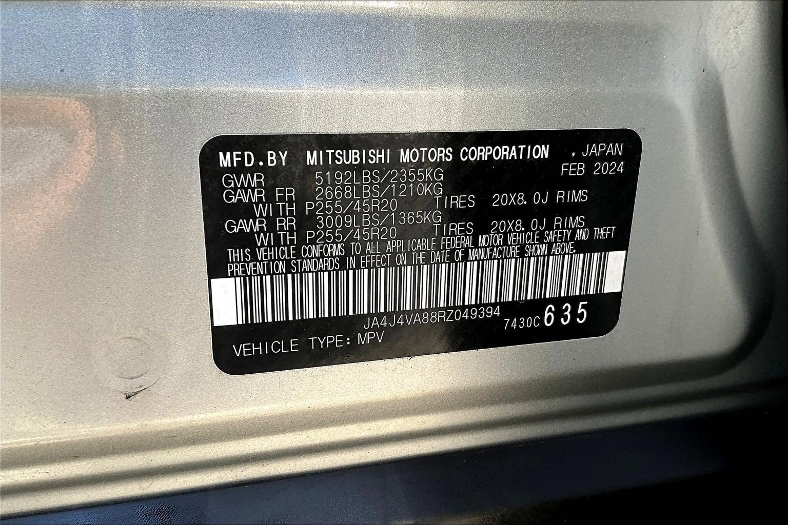 2024 Mitsubishi Outlander SE