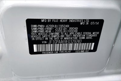 2014 Subaru Impreza Wagon 2.0i