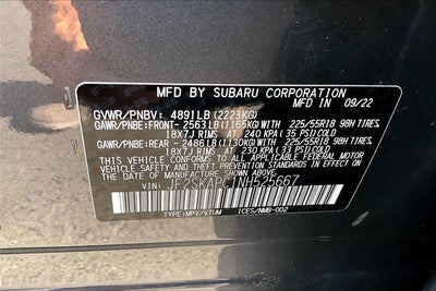 2022 Subaru Forester Limited