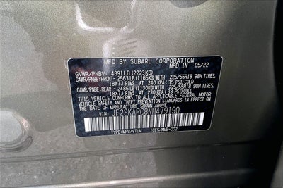 2022 Subaru Forester Limited