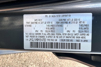 2021 Mazda Mazda6 Touring
