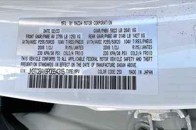 2023 Mazda Mazda CX-9 Touring Plus