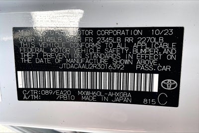 2024 Toyota Prius XLE