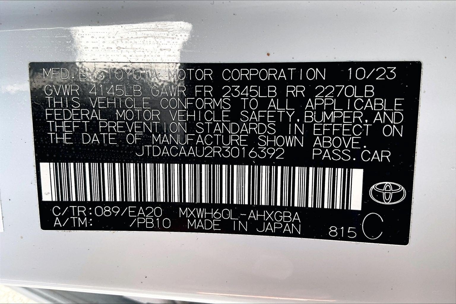 2024 Toyota Prius XLE