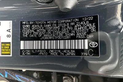 2023 Toyota Corolla Hybrid LE