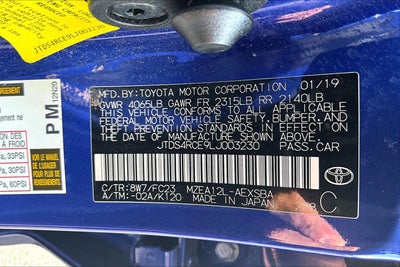 2020 Toyota Corolla SE