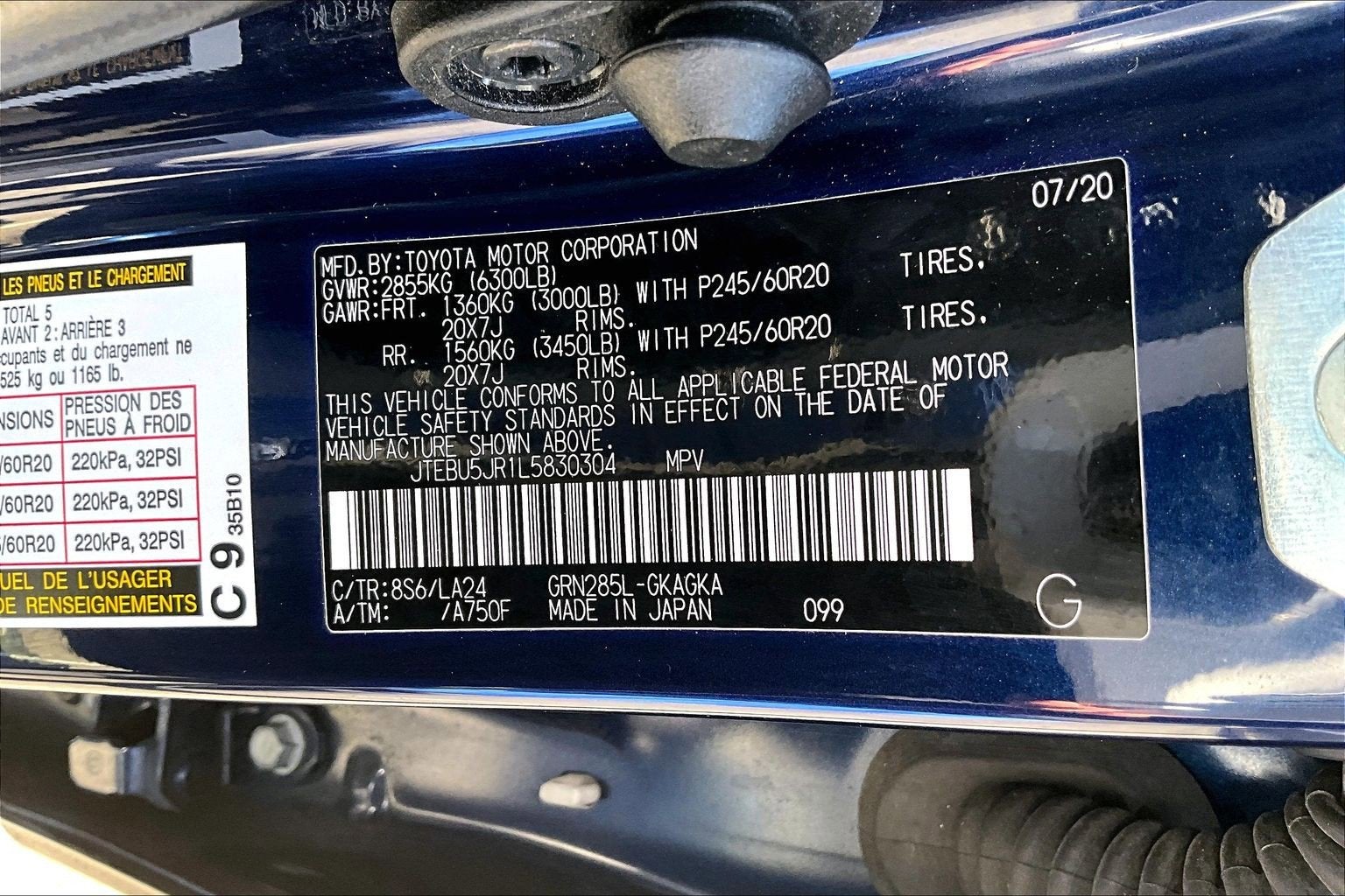 2020 Toyota 4Runner Limited